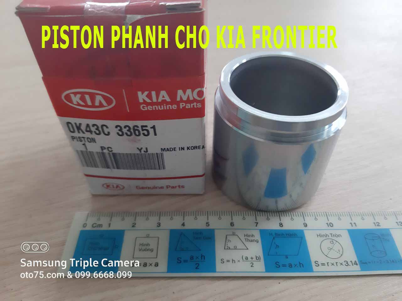 Piston phanh 0K43C33651 cho Kia Frontier