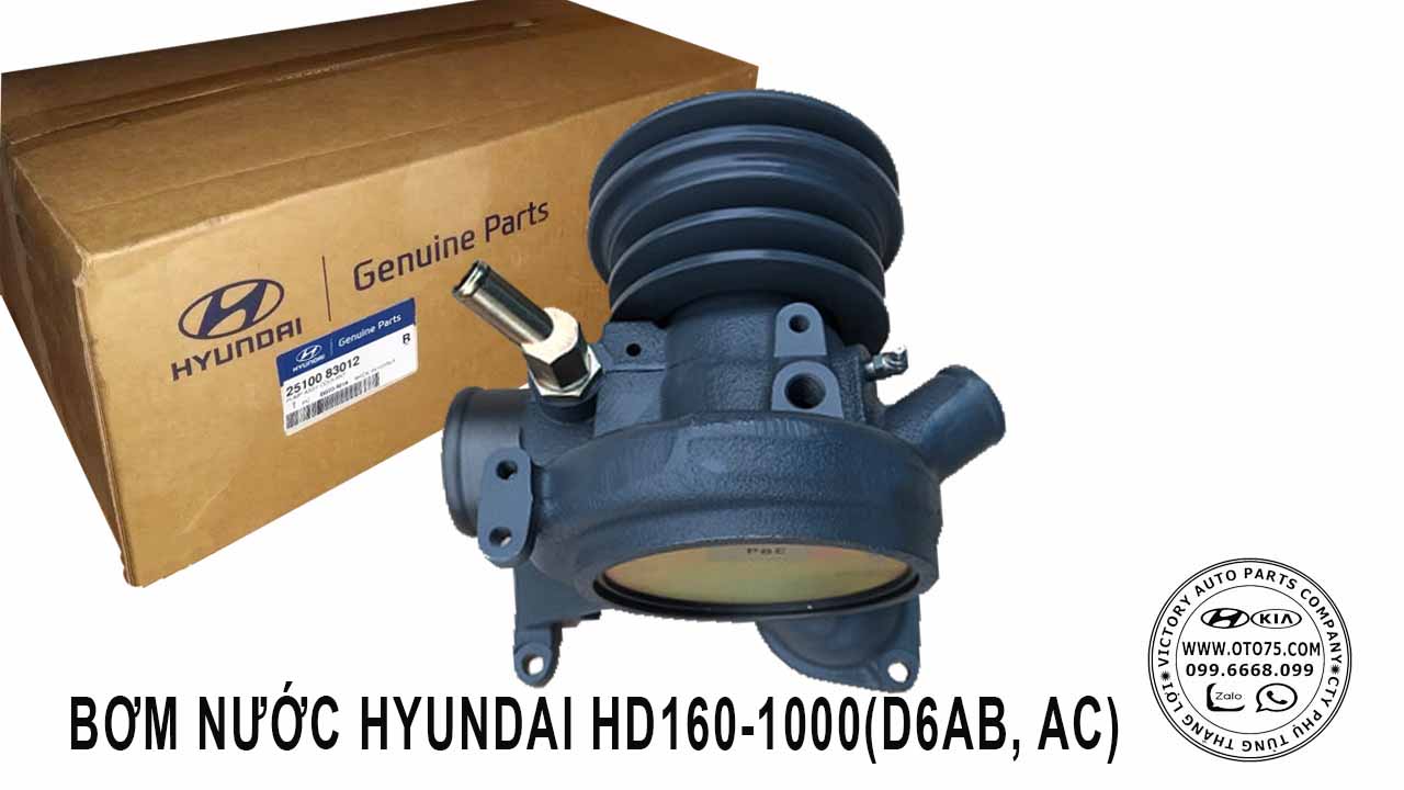 bơm nước 2510083012 cho hyundai hd160-1000(d6ab, ac)