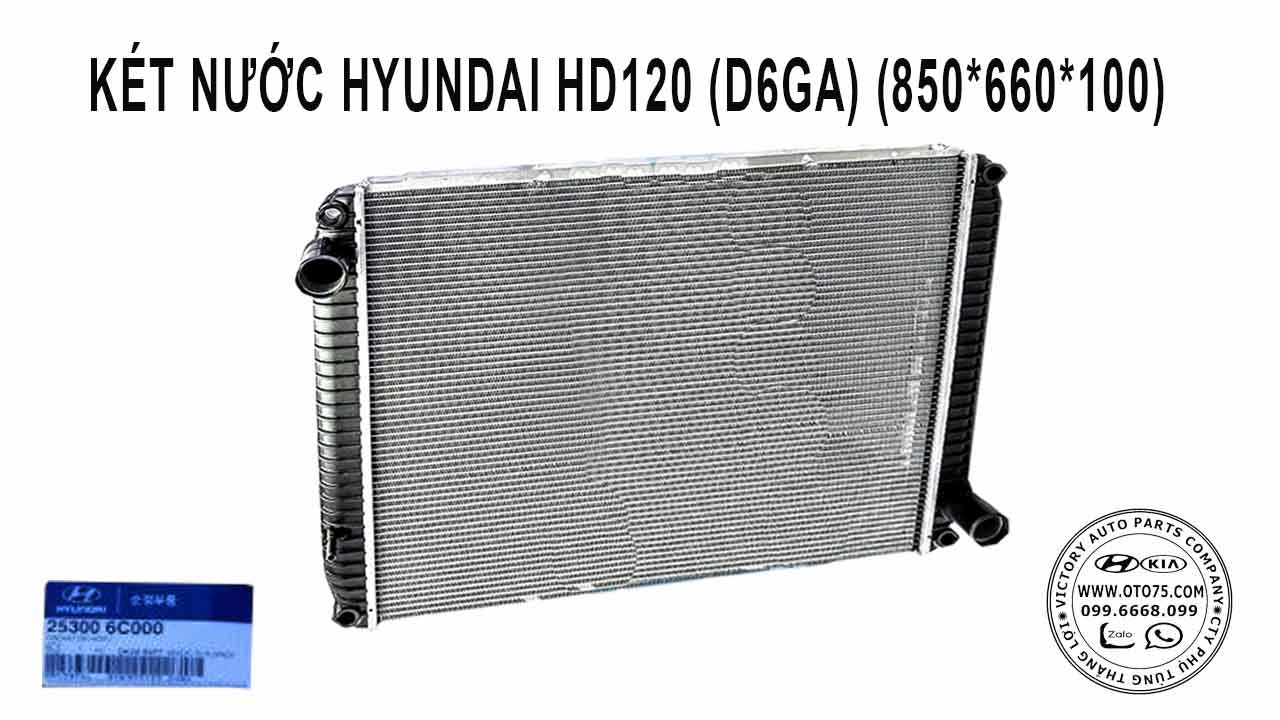Két nước 253006C000 cho hyundai hd120 (D6GA) (850*660*100)