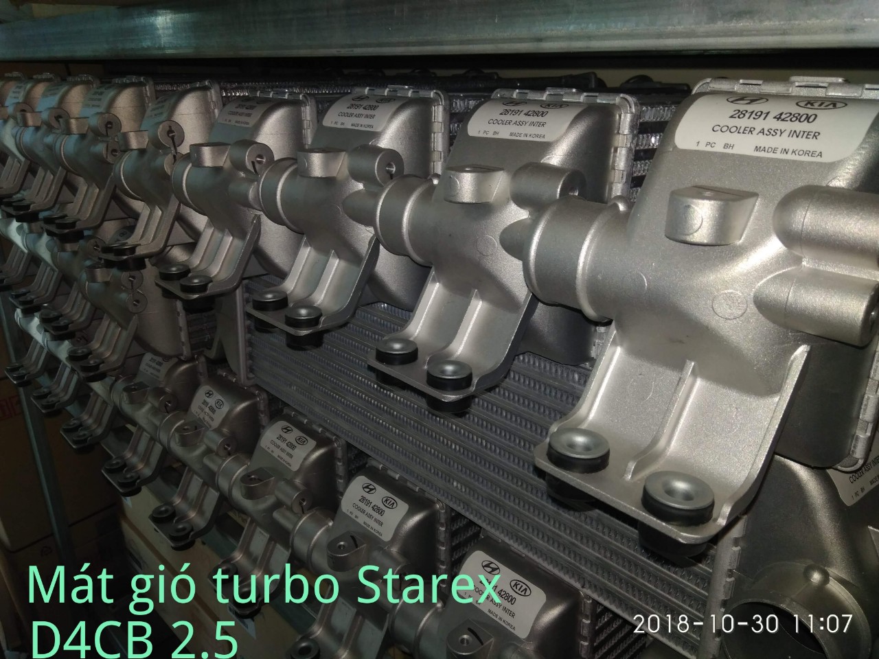 Két mát turbo 2819142800 cho Starex (D4CB)