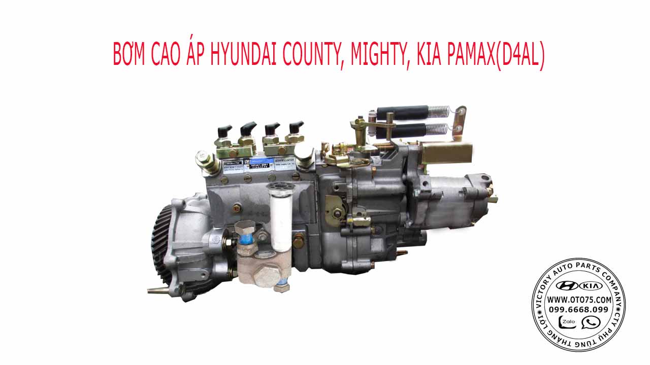 bơm cao áp 3310041700 cho hyundai county, mighty, kia pamax(d4al)