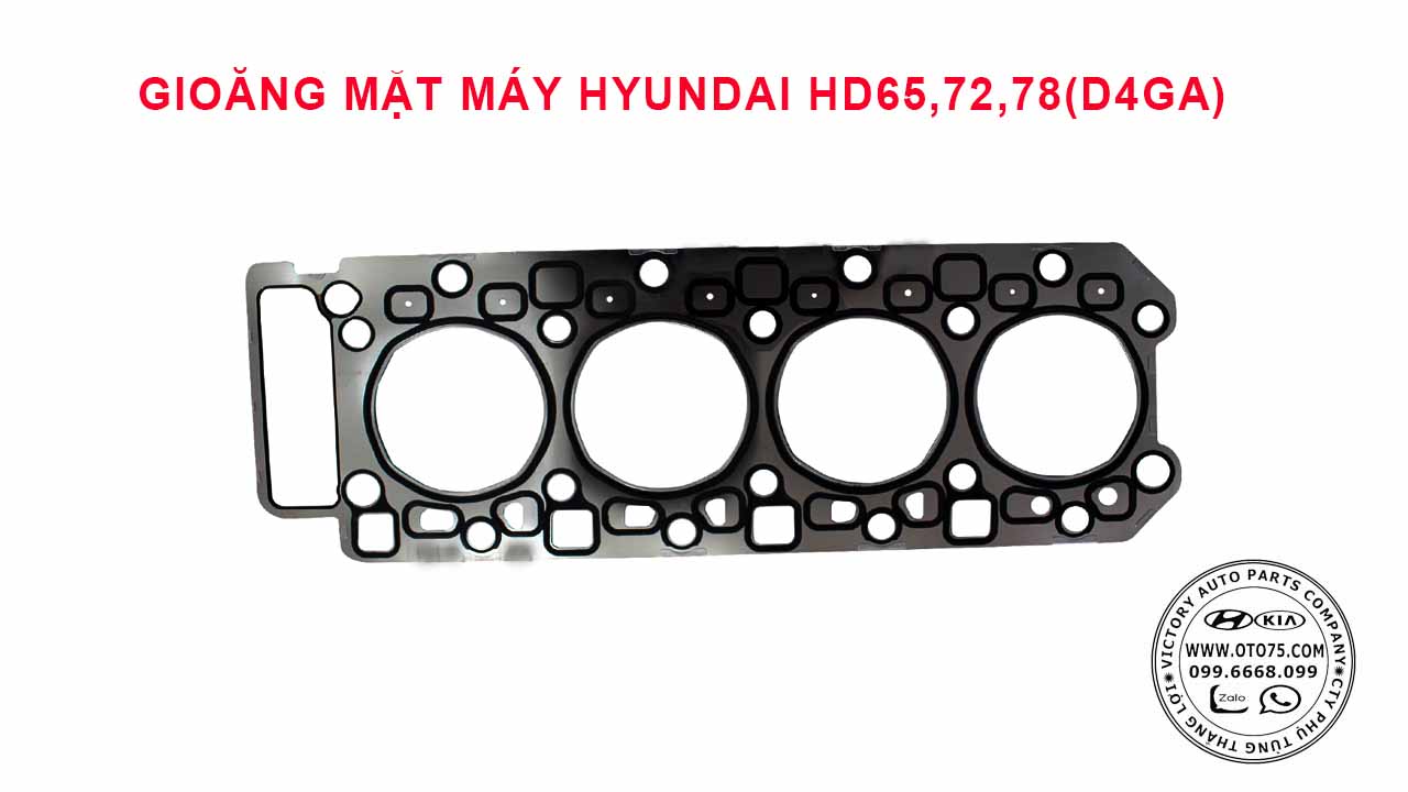 gioăng mặt máy 2231148000 cho hyundai hd65,72,78(d4ga)