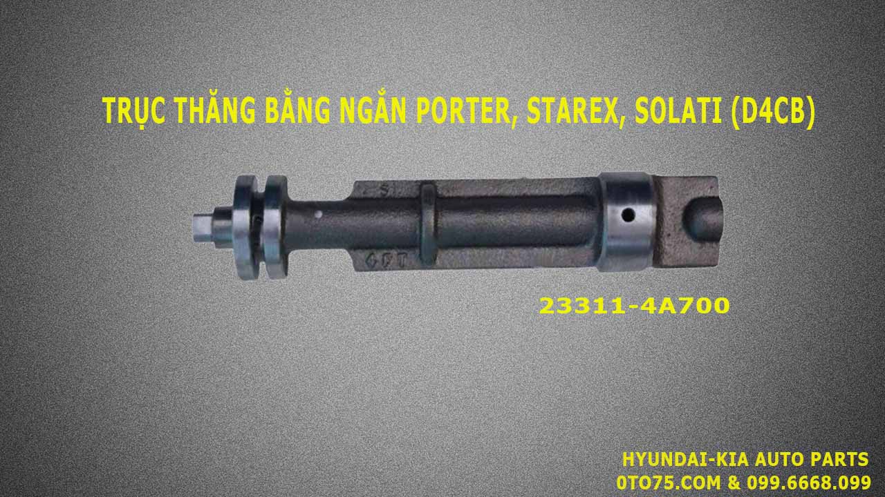 Trục thăng bằng ngắn 233114A700 cho Porter, Starex, Solati (D4CB)