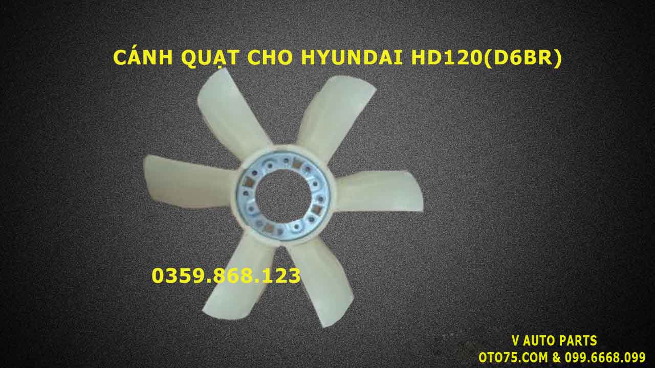 cánh quạt 2526193200 cho hyundai hd120(d6br)