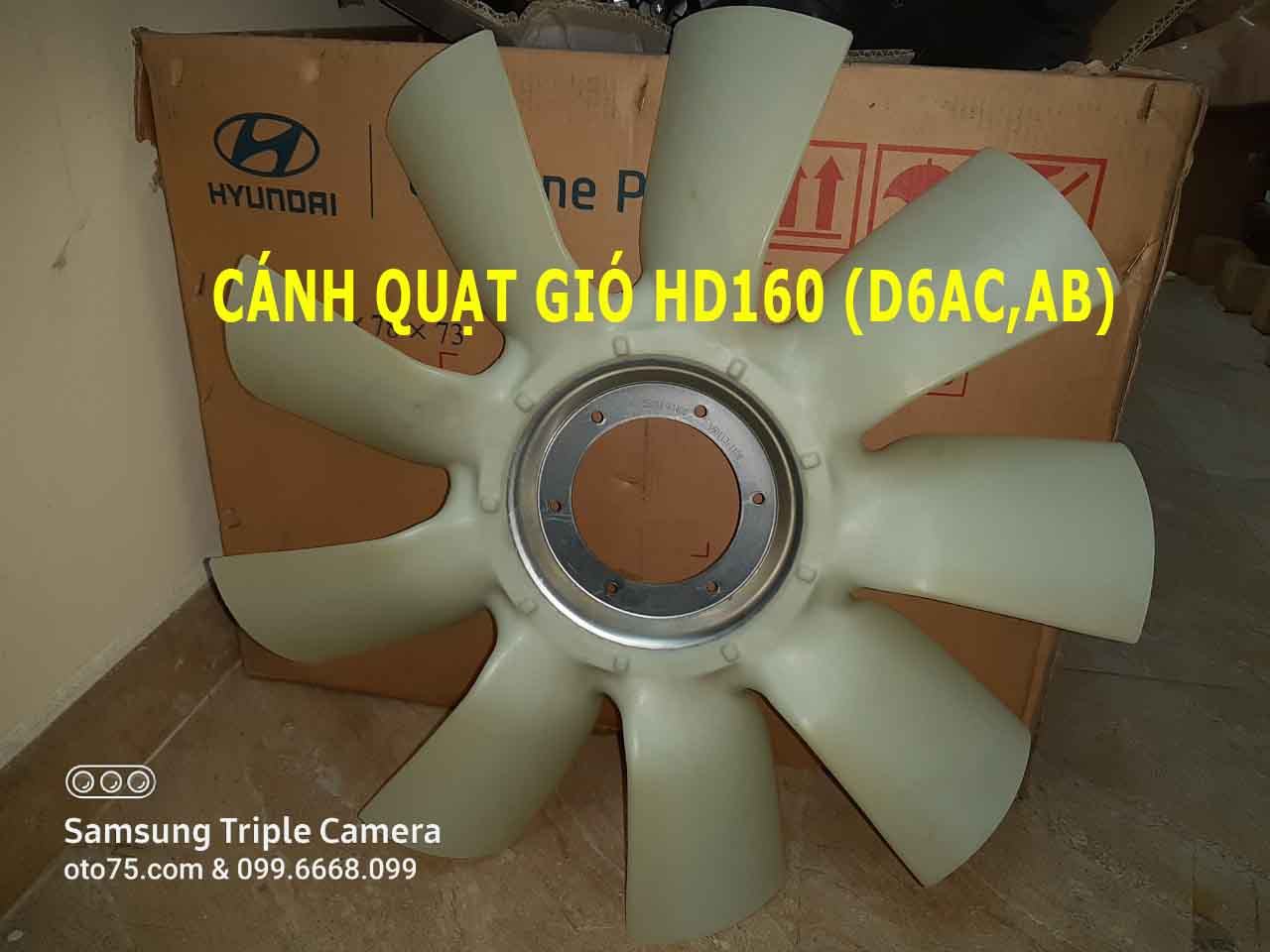 Cánh quạt gió 2526483400 cho HD 160, 320 (D6AC, AB)