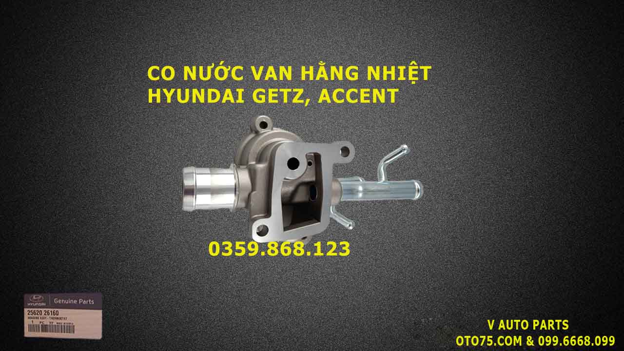 co nước van hằng nhiệt 2562026160 hyundai getz, accent