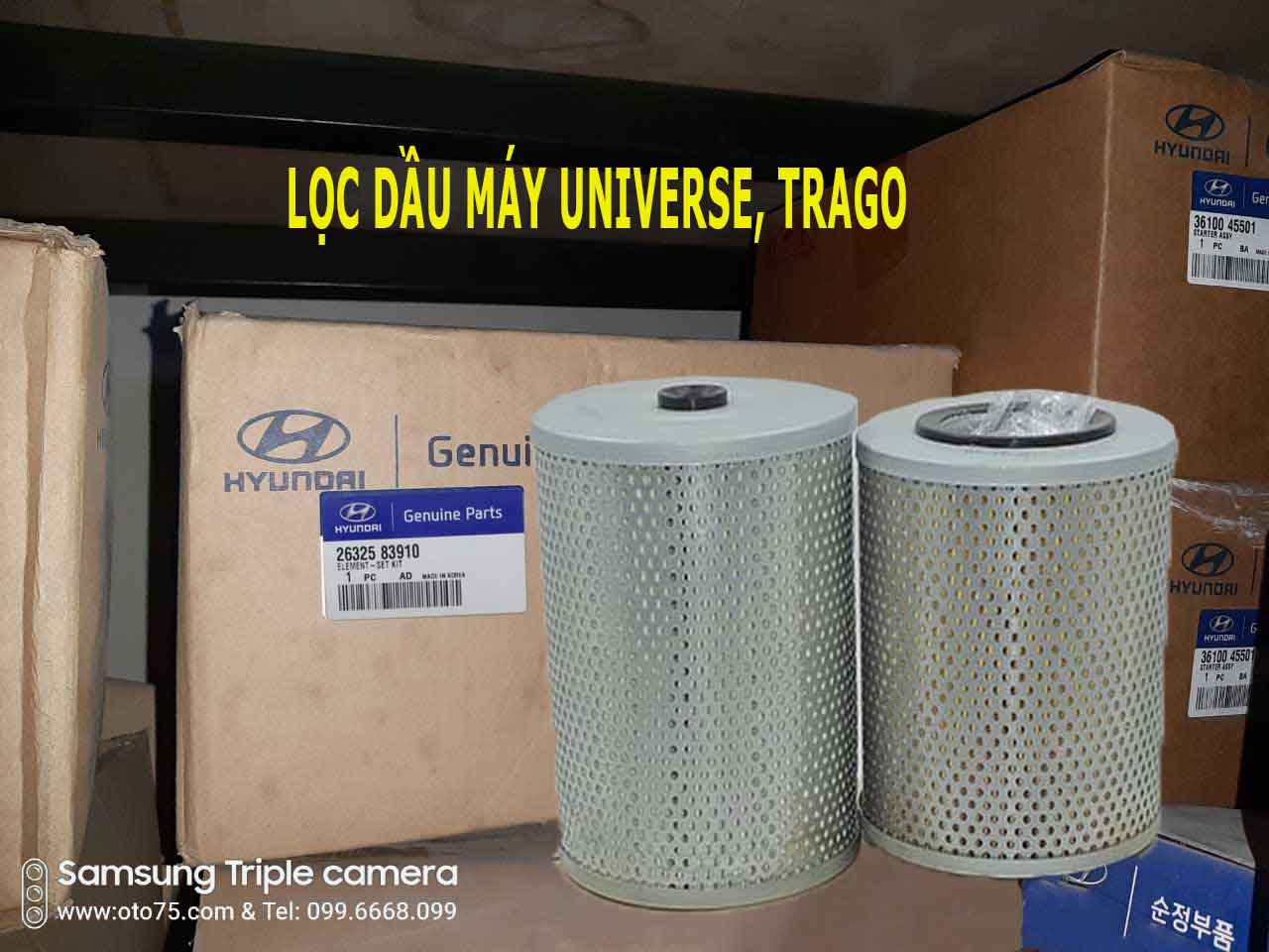 Lọc dầu máy 2632583910 cho Trago, Universe