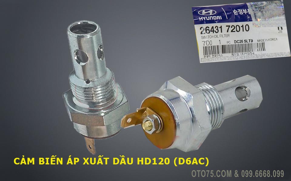 Cảm biến áp xuất dầu 2643172010 cho HD120 (D6AC)