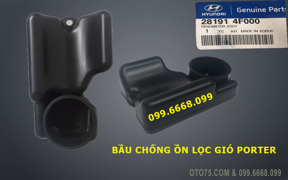 Bầu chống ồn lọc gió 281914F000 cho Porter