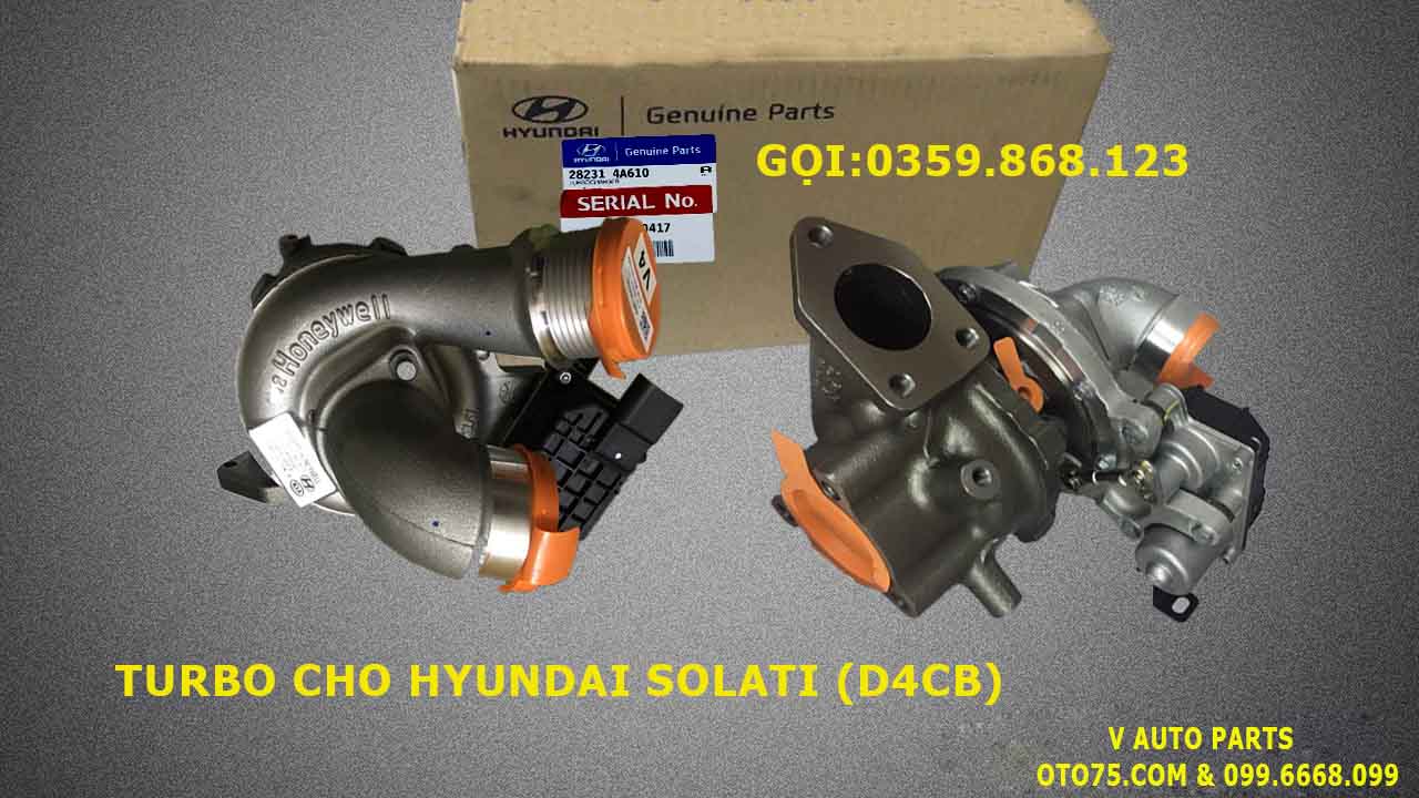 Turbo 282314A610 cho Hyundai Solati (D4CB)