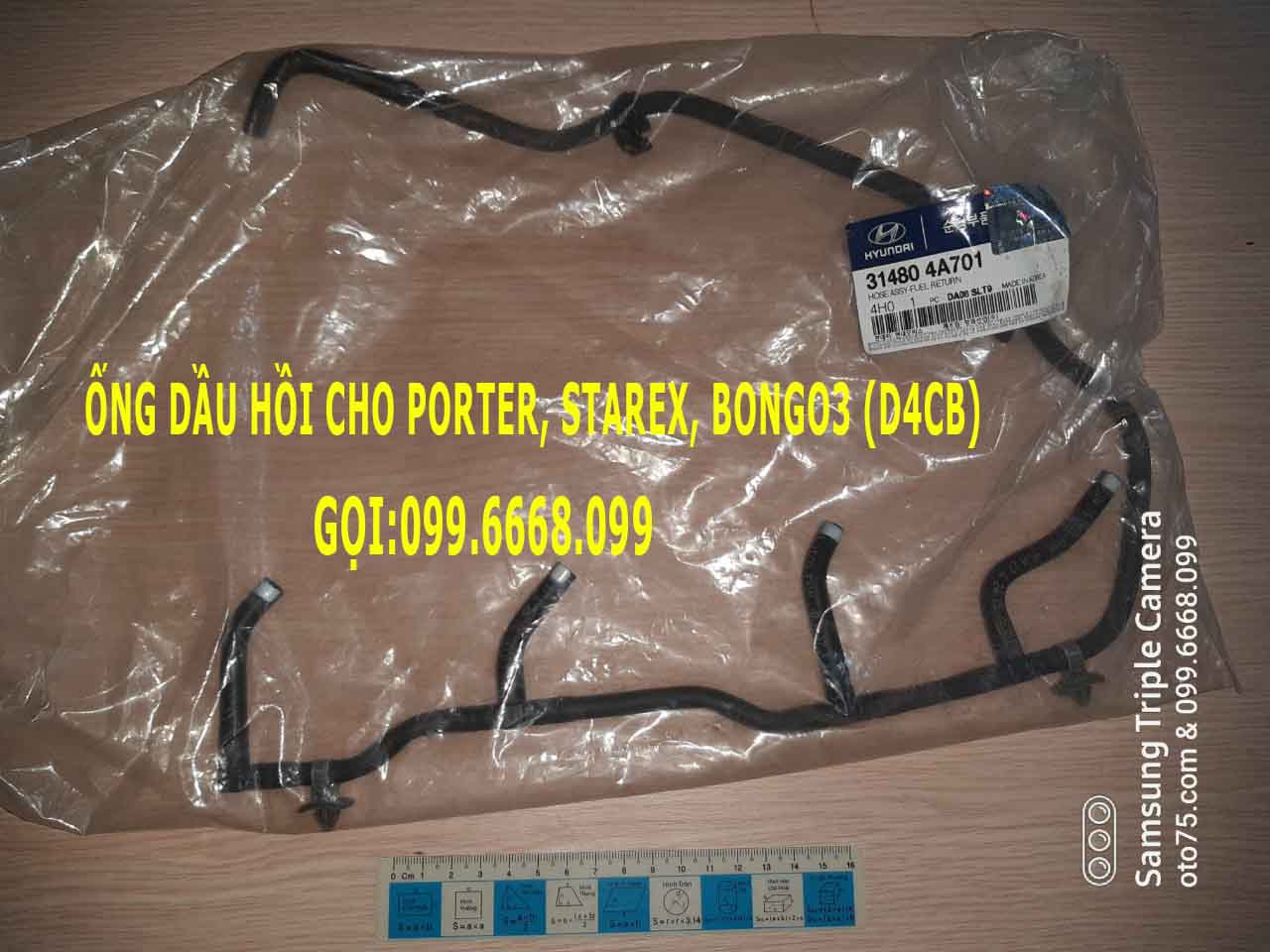 Ống dầu hồi 314804A701 cho Porter, Starex, Bongo (D4CB)