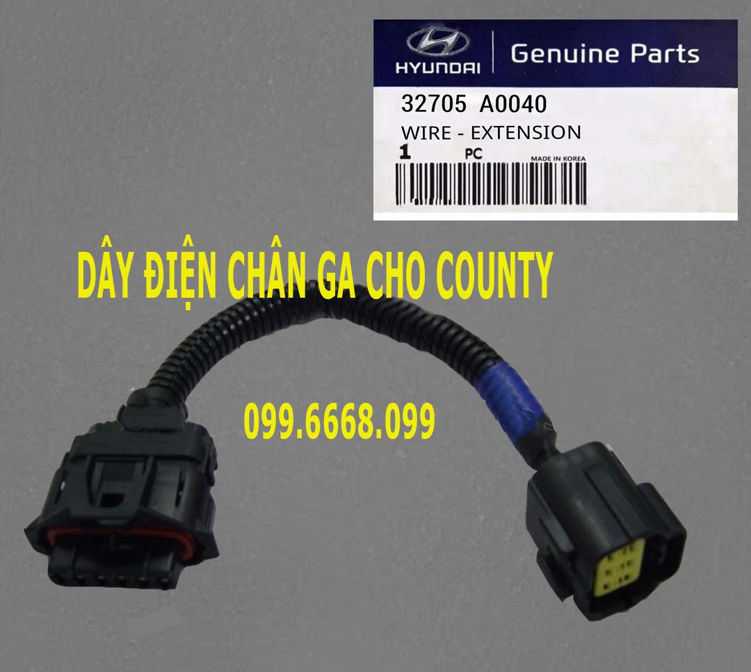 Dây điện chân ga 32705A0040 cho County