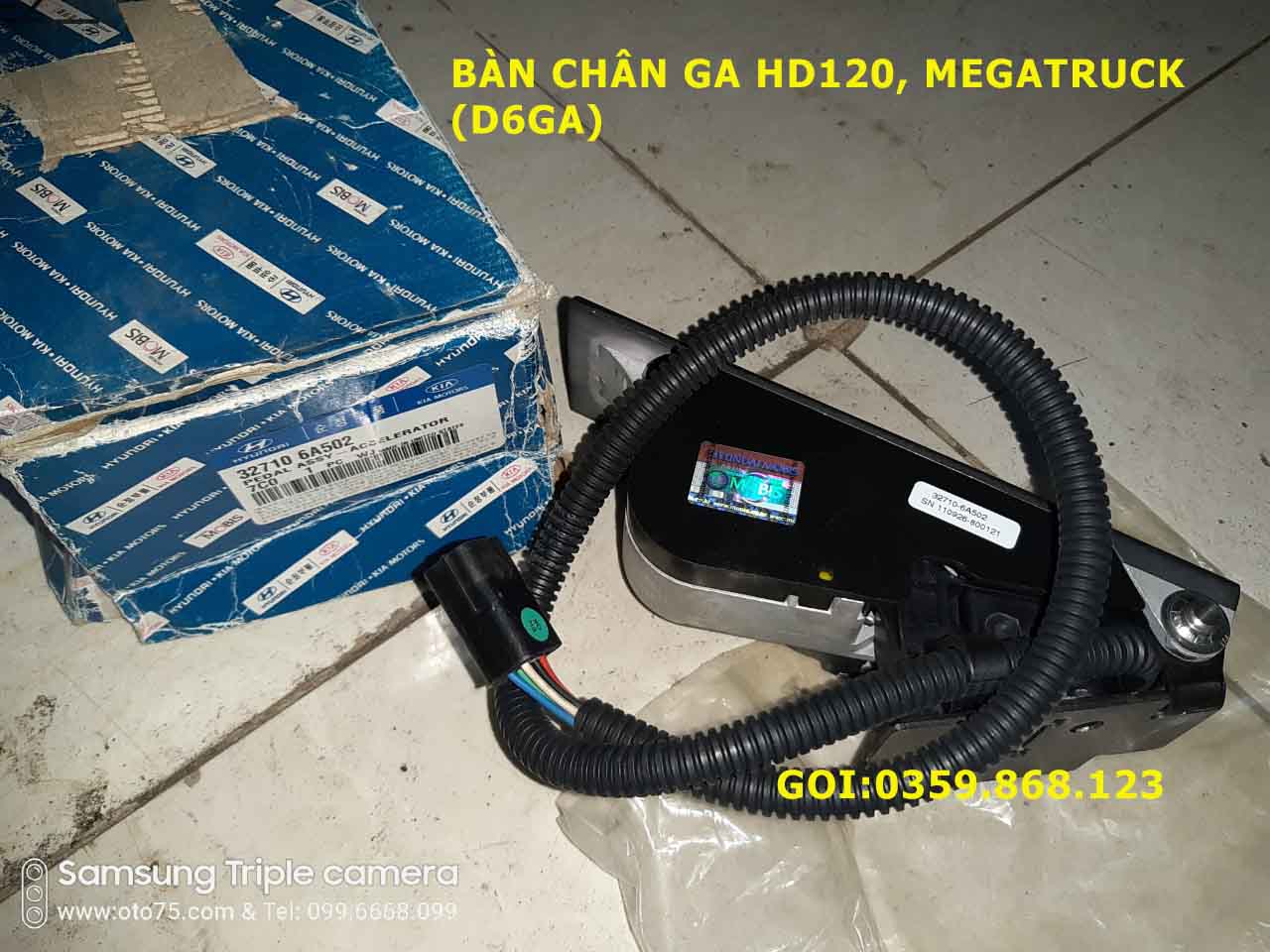 Bàn chân ga 327106a502 cho HD120, Megatruck (D6GA)