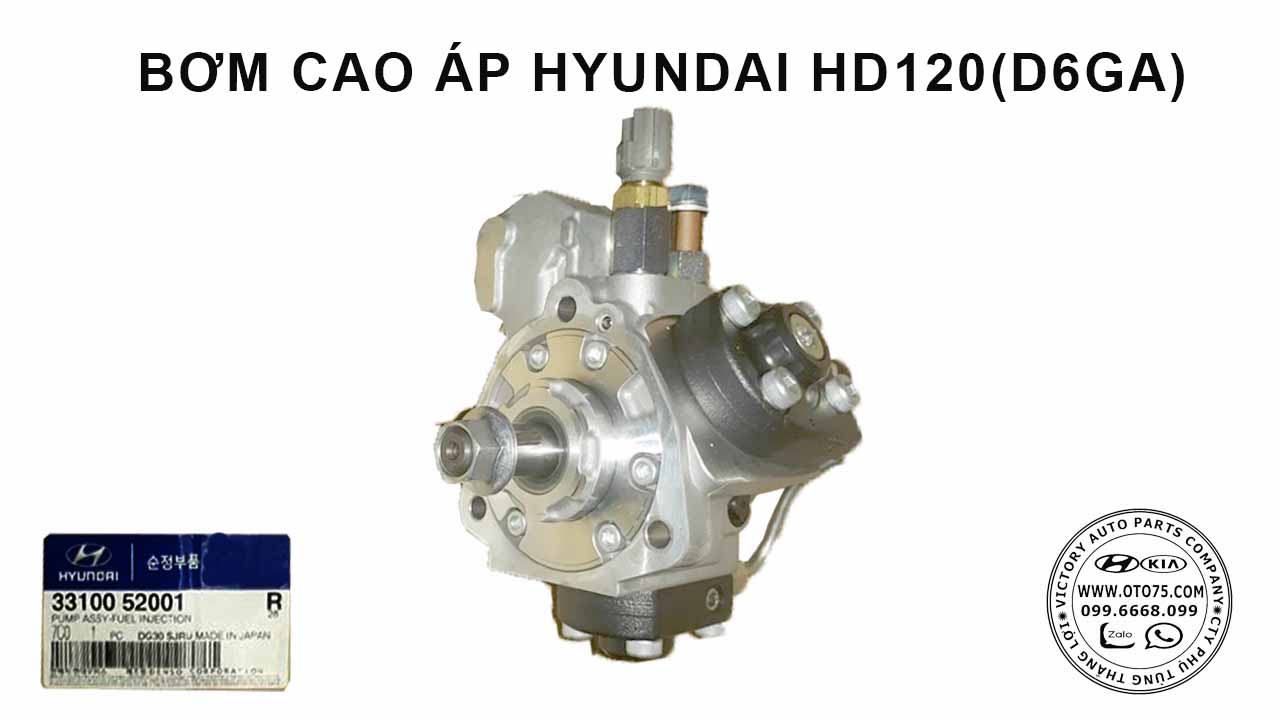 bơm cao áp hyundai hd120(d6ga) 3310052001