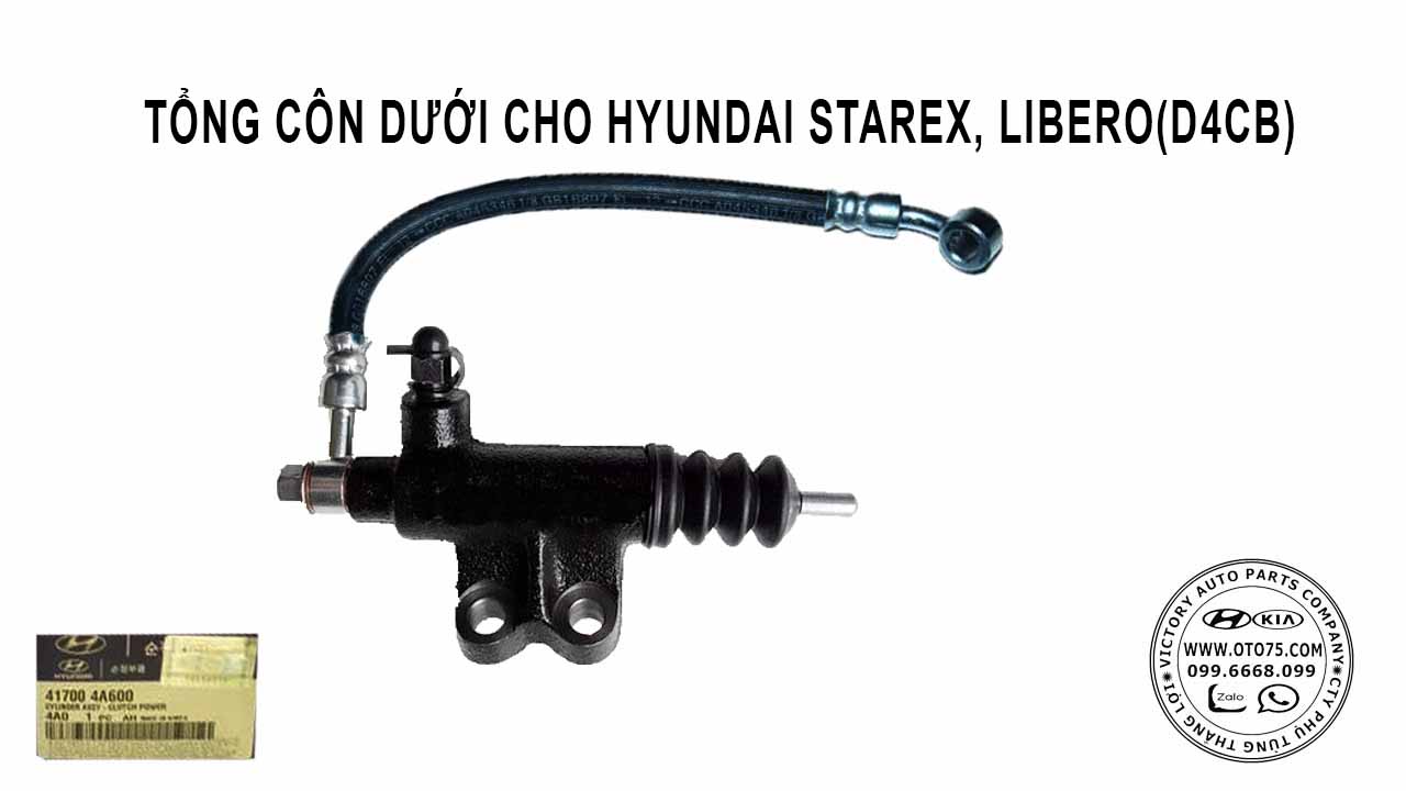 tổng côn dưới 417004A600 cho hyundai starex, libero(d4cb)