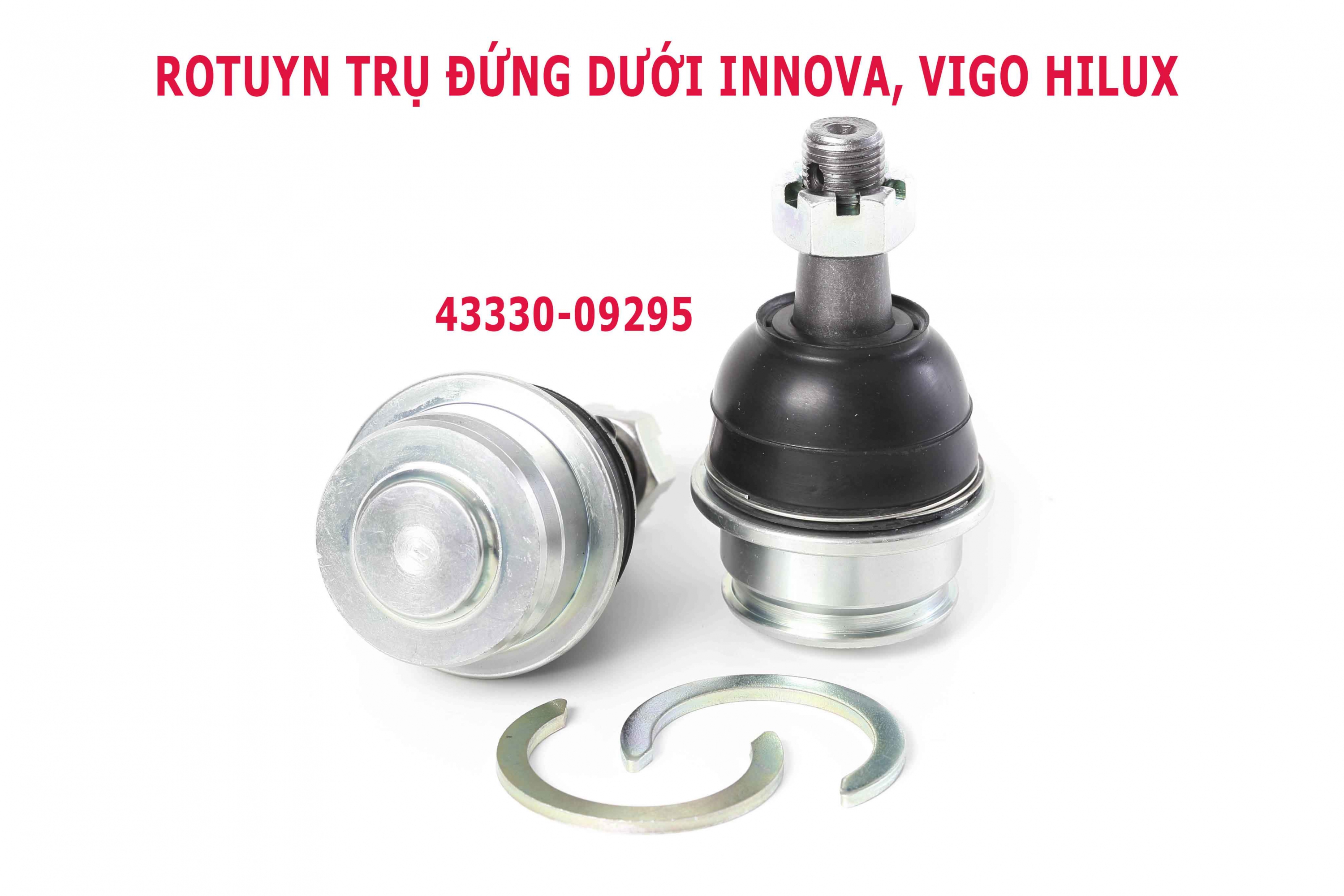 Rô tuyn trụ đứng dưới 4333009295 cho Innova, Vigo Hilux