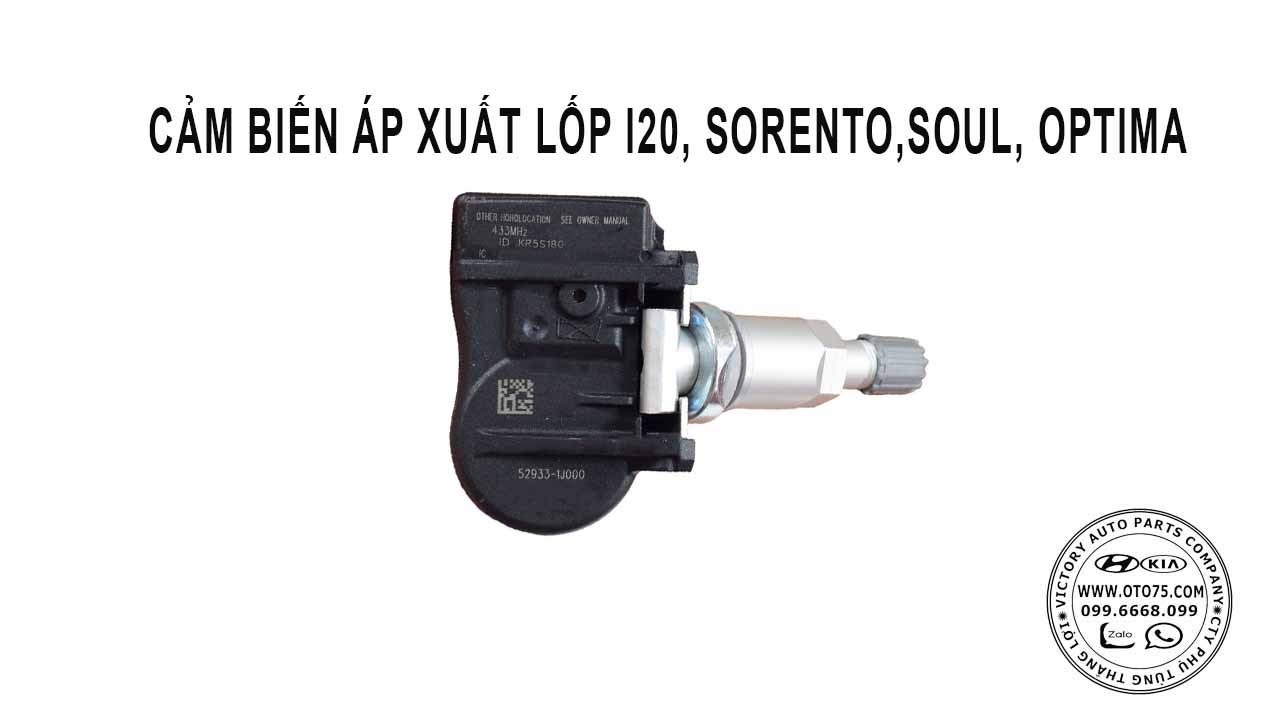 cảm biến áp xuất lốp i20, sorento,soul, optima 529331J000