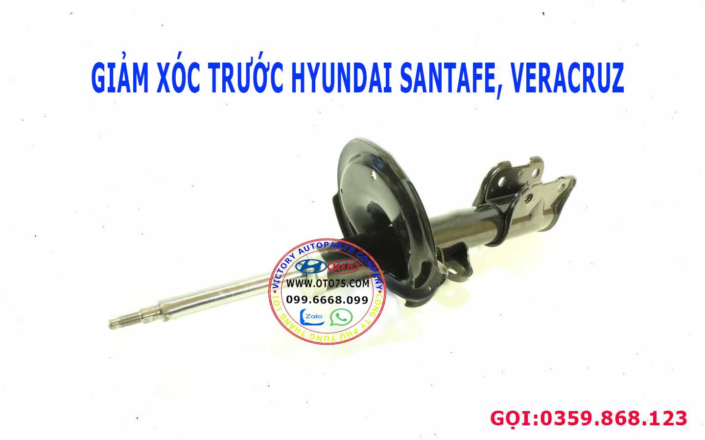 giảm xóc trước 546602B001 cho hyundai santafe