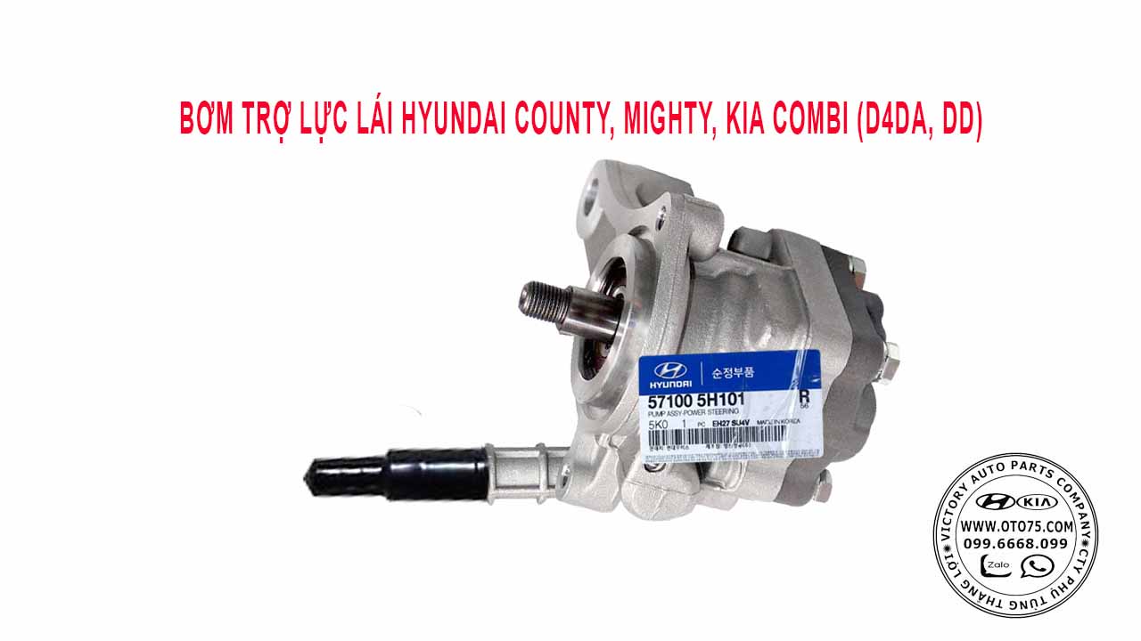 Bơm trợ lực lái 571005h101 cho County, Mighty, Kia Combi (D4DA, D4DD)