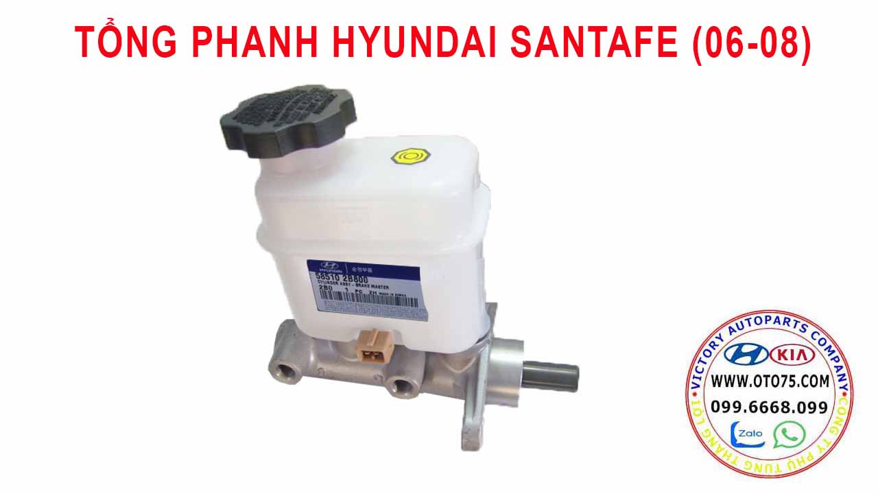 tổng phanh 585102B800 hyundai santafe (06-08)