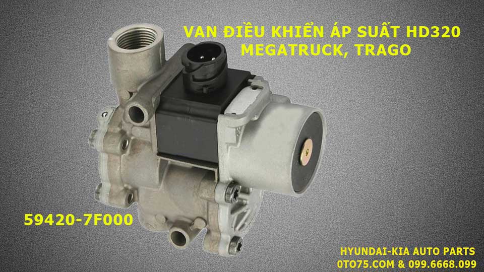 Van diều khiển áp xuất 594207F000 cho HD320, Megatruck,