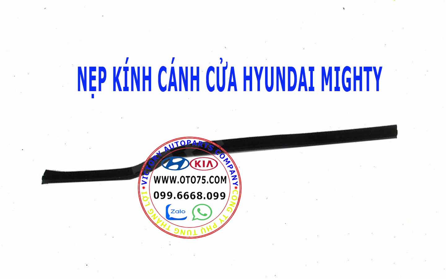 nẹp kính cánh cửa hyundai mighty 811615H000