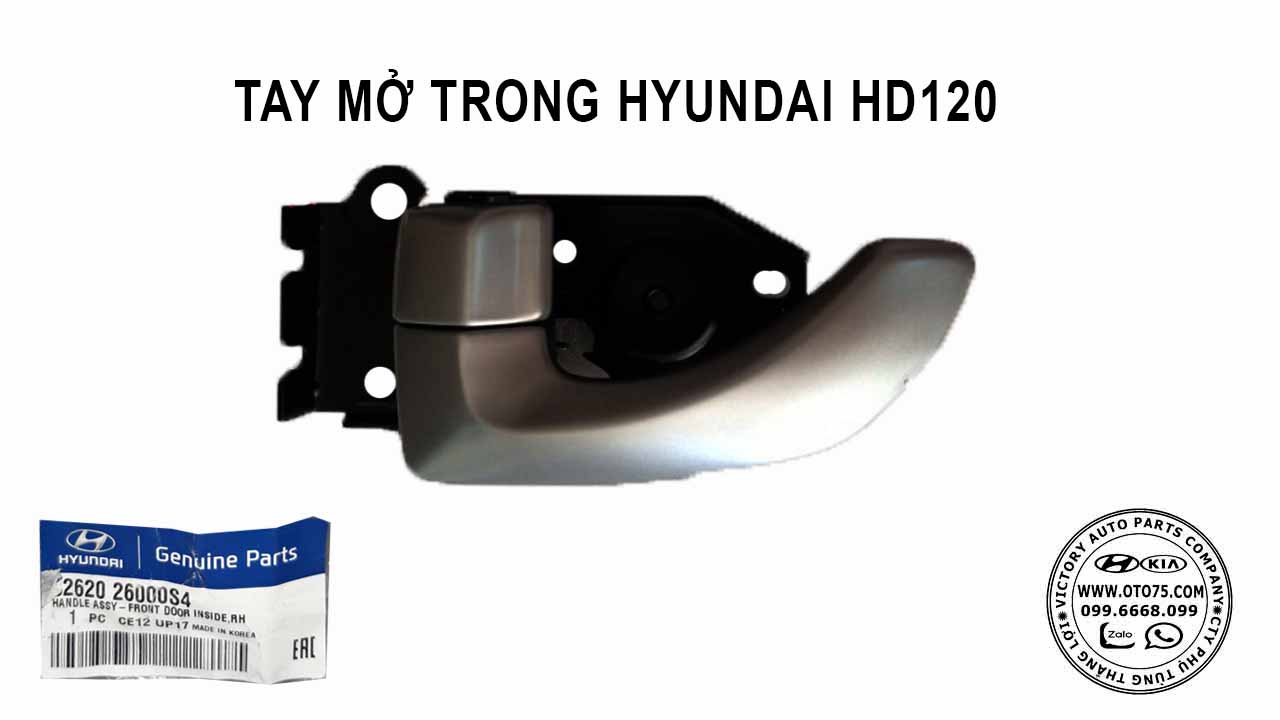 TAY MỞ TRONG 8261026000S4 CHO HYUNDAI HD120