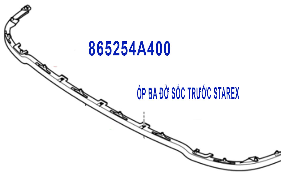 Ốp ba đờ sốc trước 865254A400 cho Starex