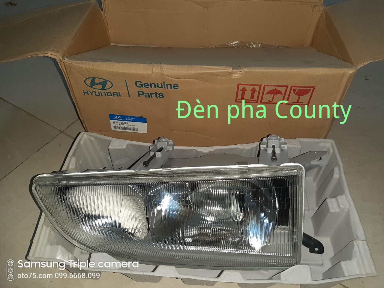 Đèn pha (HEAD LAMP) 921015A100, 921025A100 cho Hyundai County