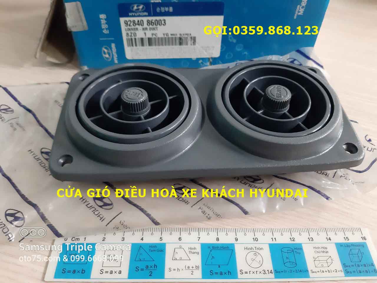 Cửa gió điều hoà 9284086003 xe khách Hyundai