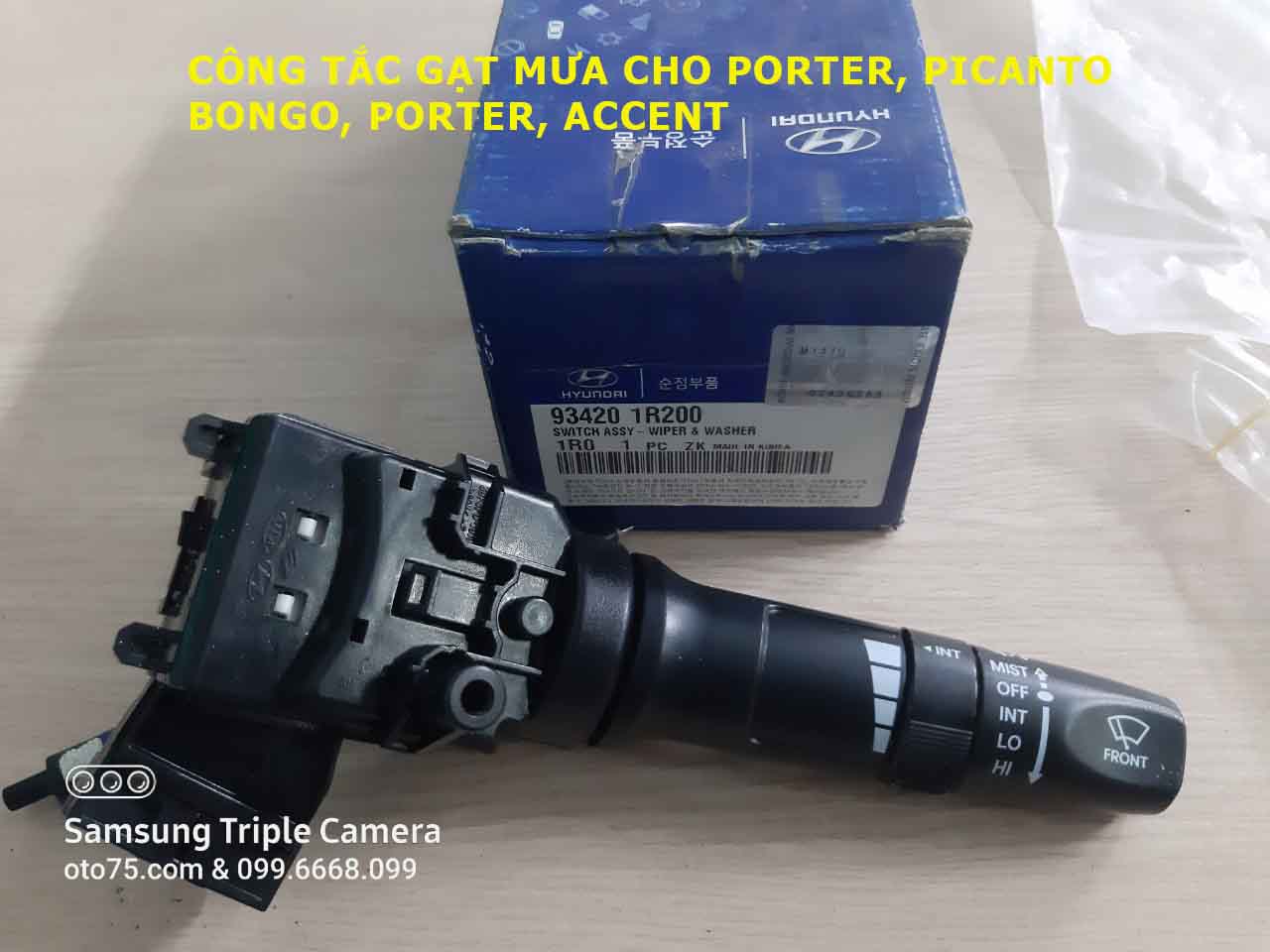 công tắc gạt mưa 934201R200 cho porter, picanto, Bongo, porter, accent