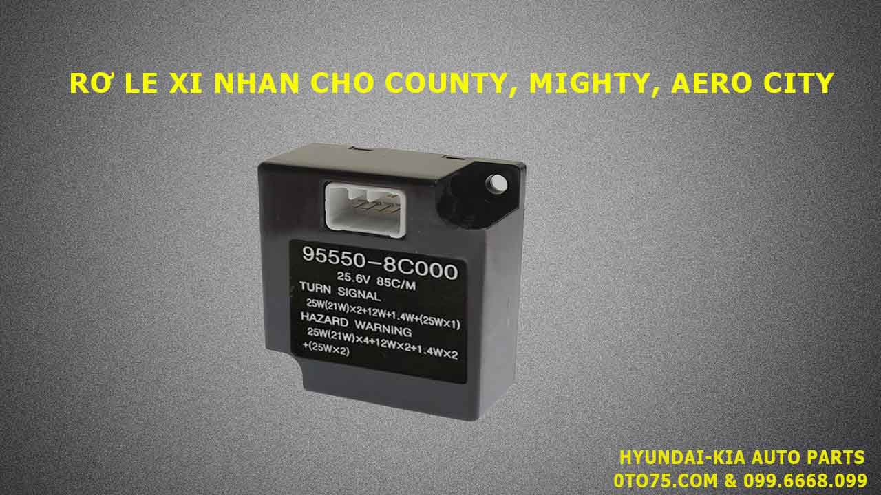 Rơ le xi nhan 955508C000 cho county, mighty, aero city