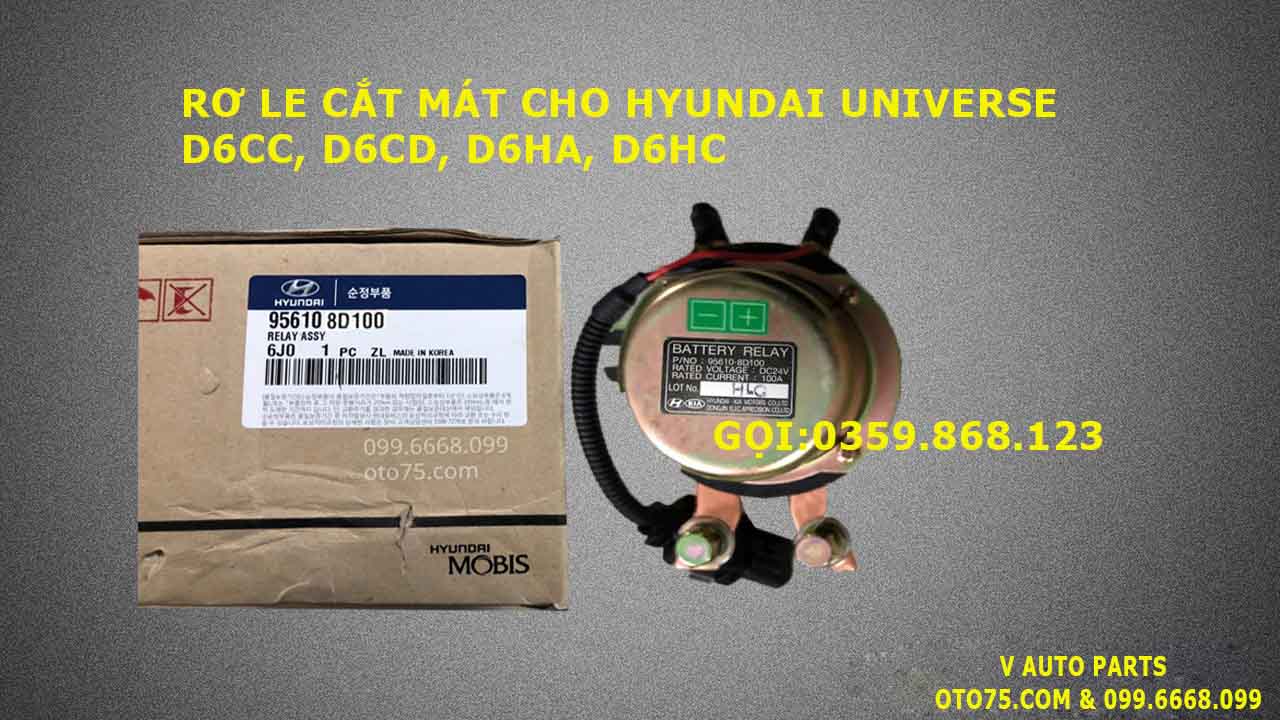 rơ le cắt mát 956108D100 cho hyundai universe(D6CC, D6CD, D6HA, D6HC)