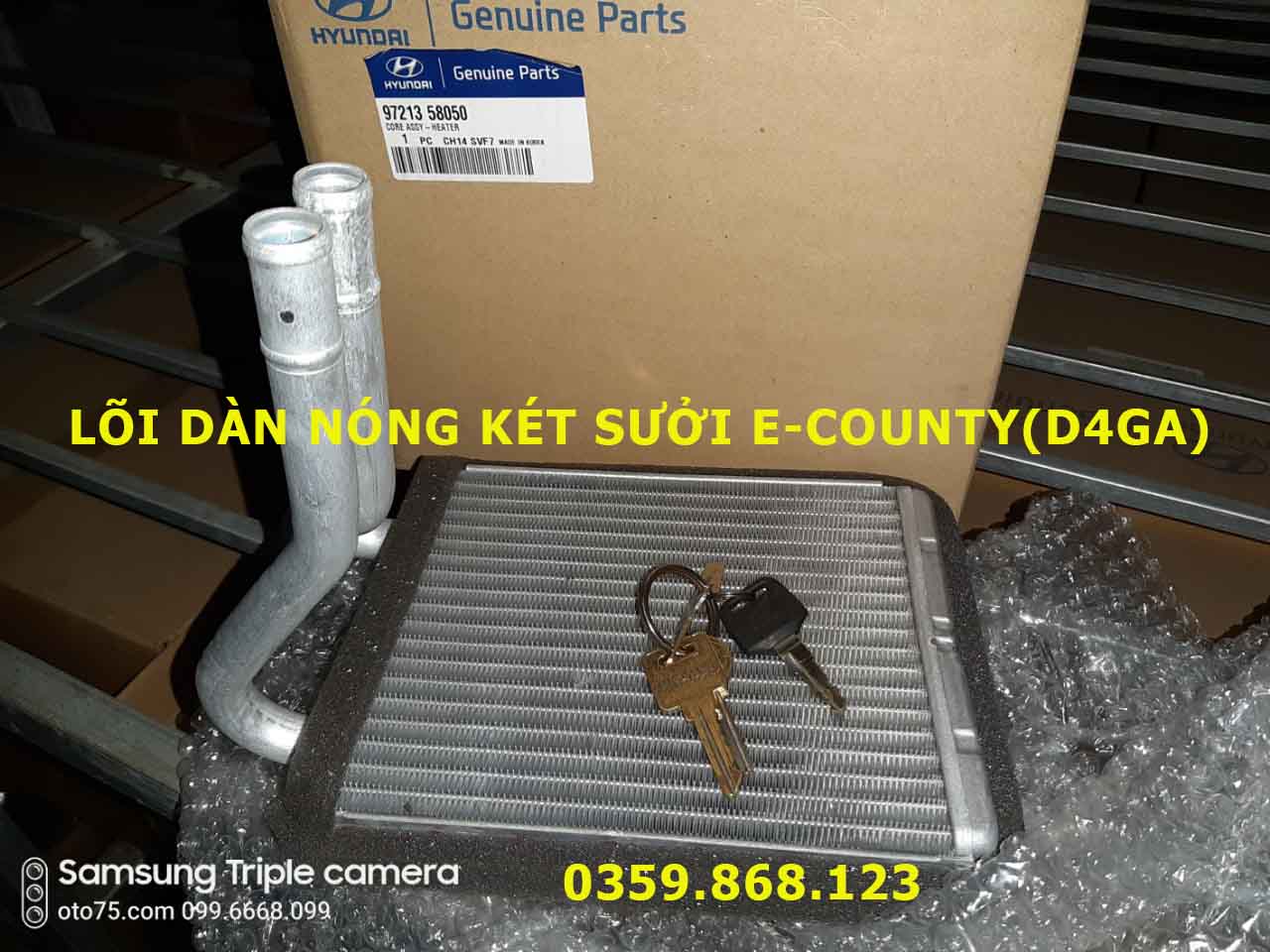 Lõi dàn nóng két sưởi 9721358050 cho County (D4GA)