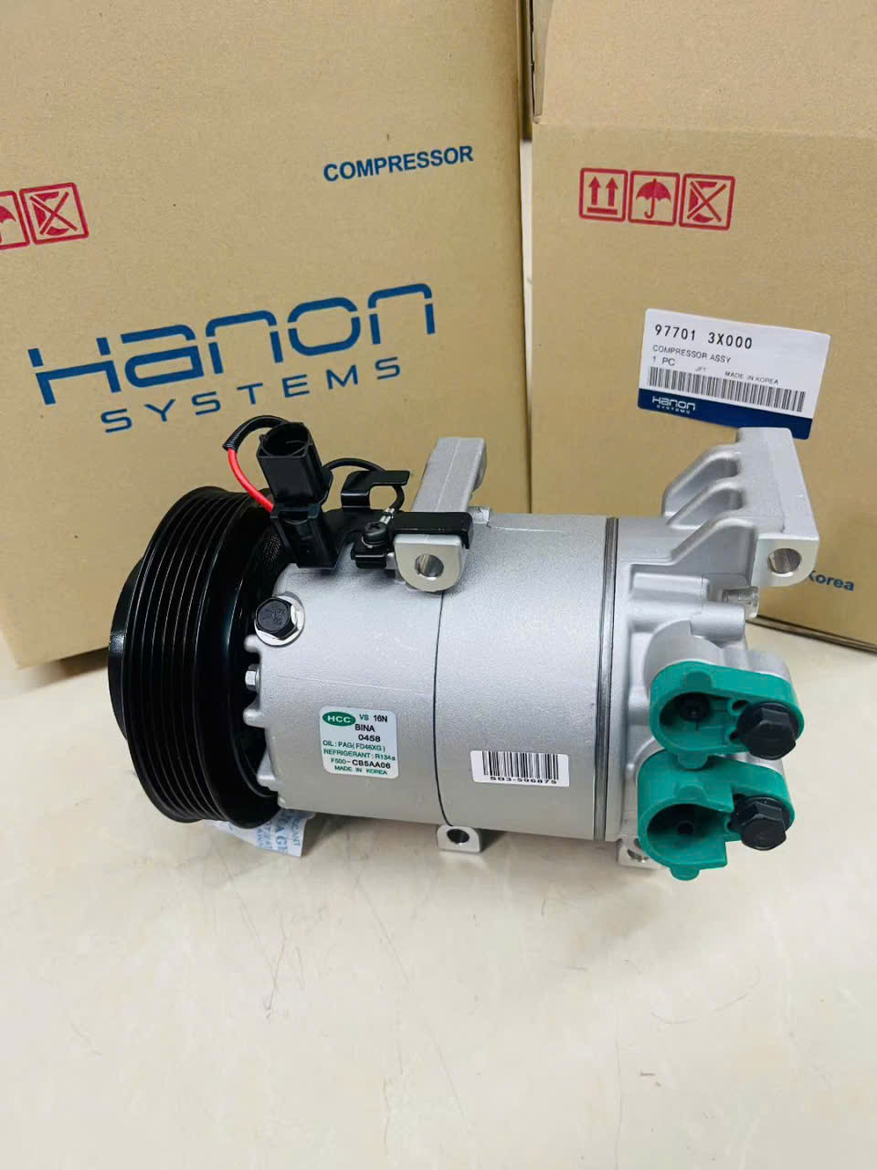 Lốc điều hòa (máy nén) 977013X000 cho Hyundai Elantra; Hyundai Avante; Kia Cerato; Kia K3 (2011-2016)