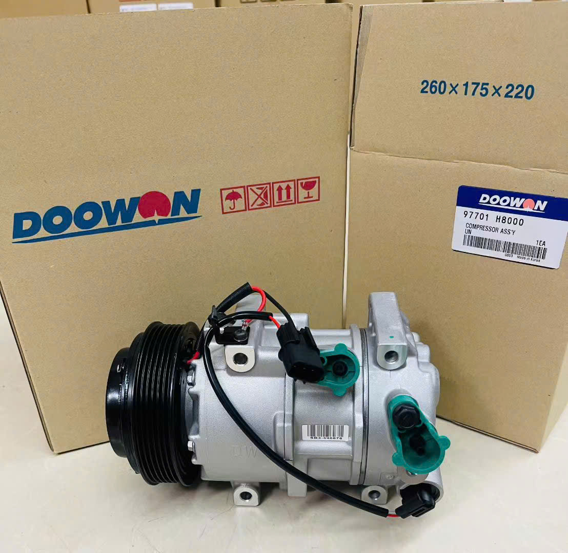 Lốc điều hòa (máy nén) 97701H8000 cho Hyundai Accent; Kia Rio; Kia Cerato; Kia Forte; Kia K3 (2012-2019)  ..