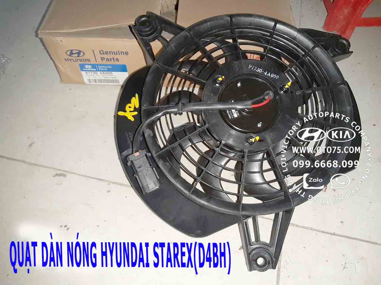 quạt dàn nóng hyundai starex (d4bh) 977304A005