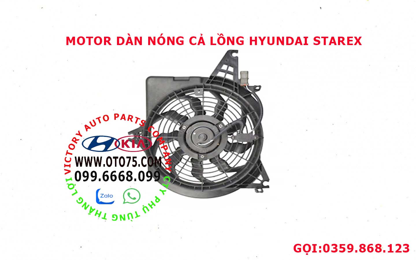 motor dàn nóng cả lồng 977304H000 hyundai starex