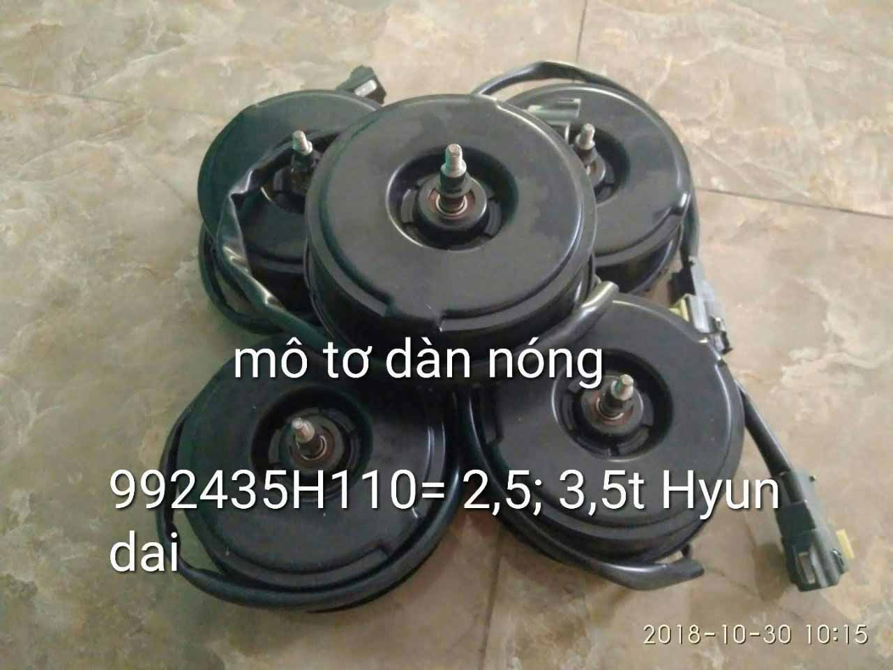 Mô tơ dàn nóng 992435h110 cho Hyundai 2.5T, 3.5T