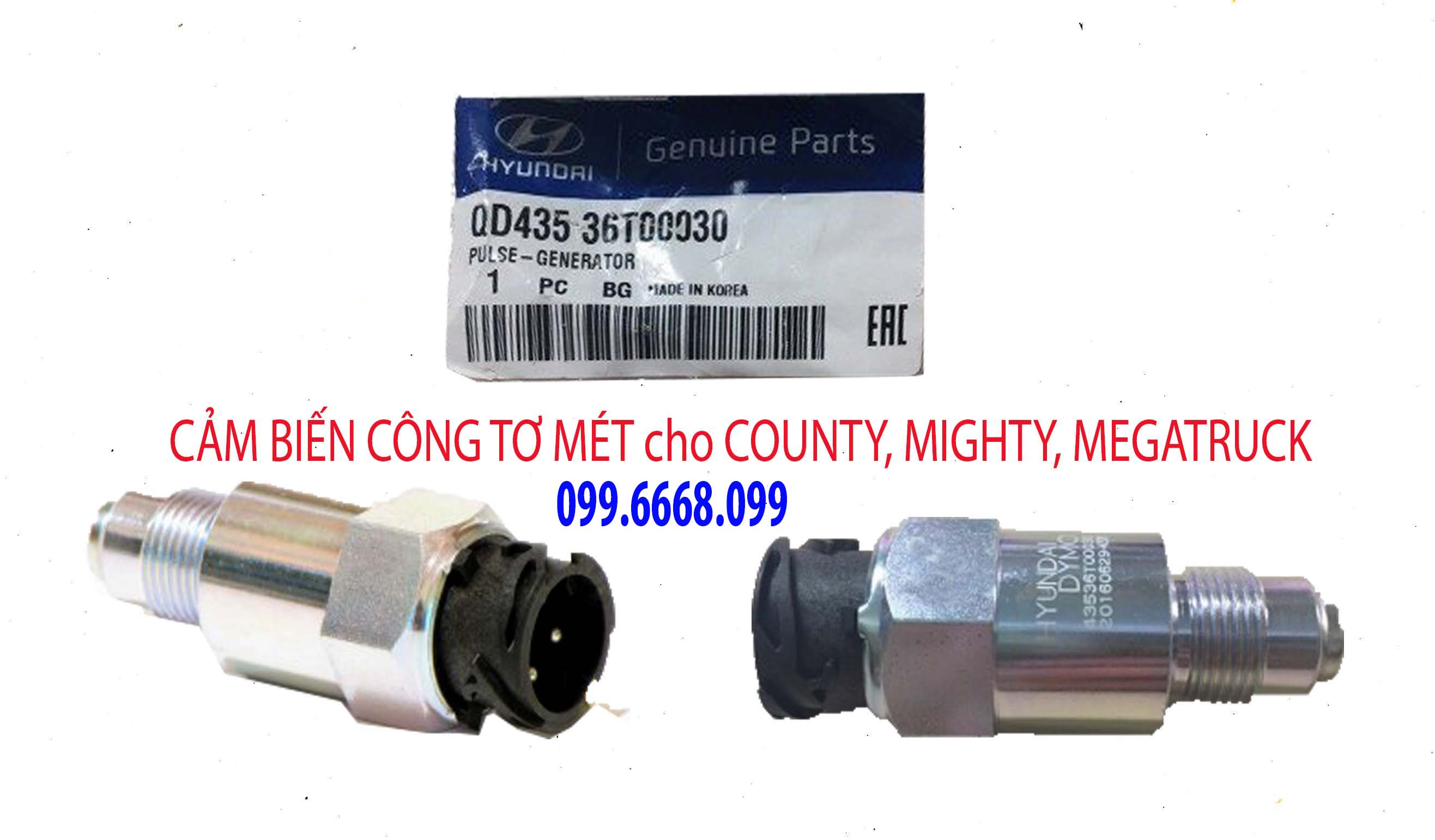 Cảm biến công tơ mét QD43536T00030 cho County, Mighty, Mega truck